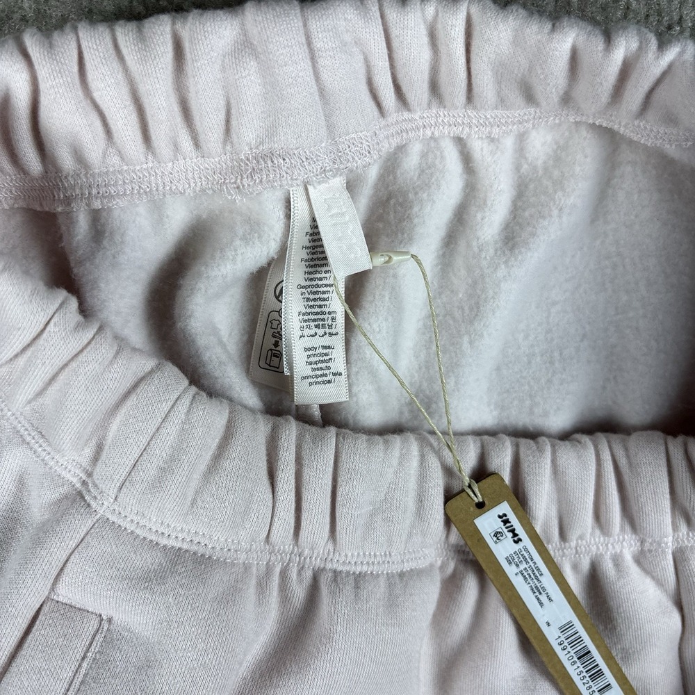 NWT SKIMS Cotton Fleece Barely Pink Angel Hoodie Pants Set Women's S Pink - Picture 6 of 16